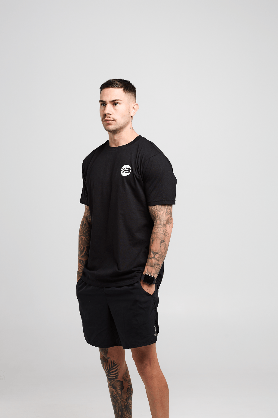 BASE T-Shirts Baller Organic Cotton Tee - Black