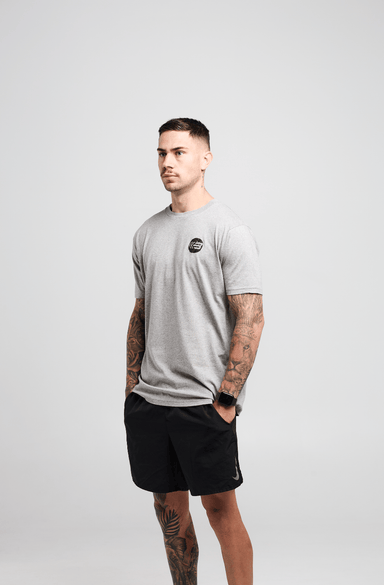 BASE T-Shirts Baller Organic Cotton Tee - Grey
