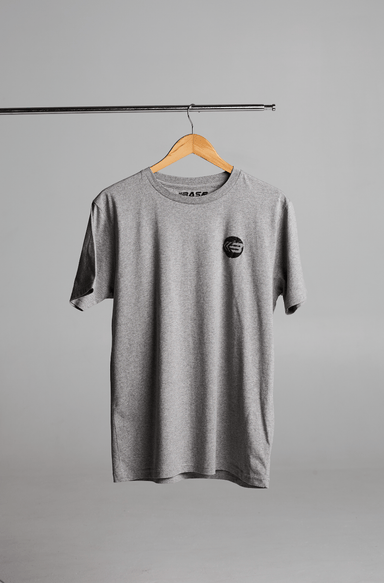BASE T-Shirts Baller Organic Cotton Tee - Grey