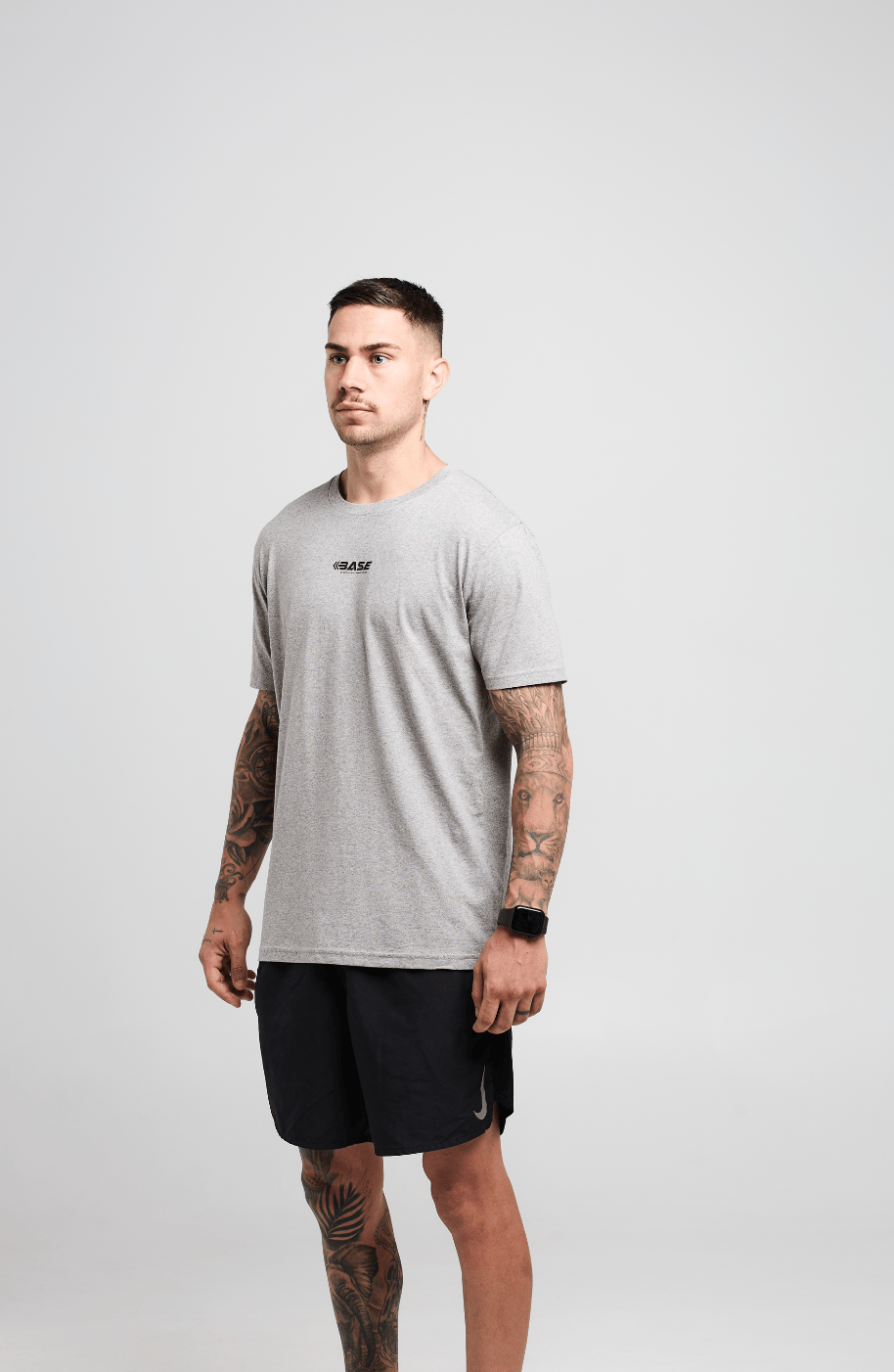 BASE T-Shirts XS Organic Cotton Tee - Grey