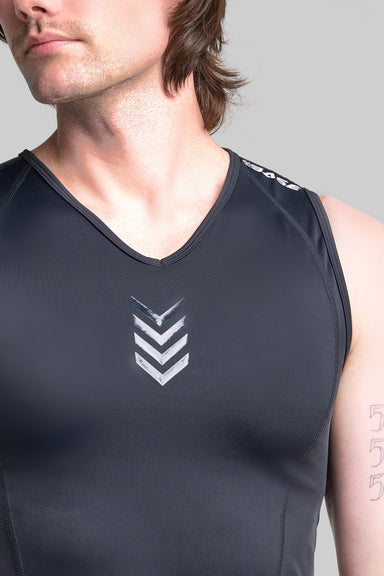 BASE Tank Top Men's Compression Vest - Black