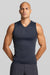 BASE Tank Top S / Black Men's Compression Vest - Black