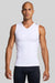 BASE Tank Top S / White Men's Compression Vest - White