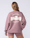 Bubble Oversized Pullover - Mocha Berry