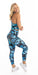 Carra Lee Active Gym Leggings JH Butterfly Ultra High Waist 7/8 Leggings