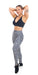 Carra Lee Active Gym Leggings Midnight Leopard Eco Ultra High Waist Leggings with Pockets