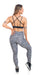 Carra Lee Active Gym Leggings Midnight Leopard Eco Ultra High Waist Leggings with Pockets