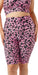 Carra Lee Active shorts Candy Leopard Eco Biker Shorts with Pockets