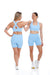 Carra Lee Active Shorts Seafoam Body Luxe Midi Shorts with Pockets