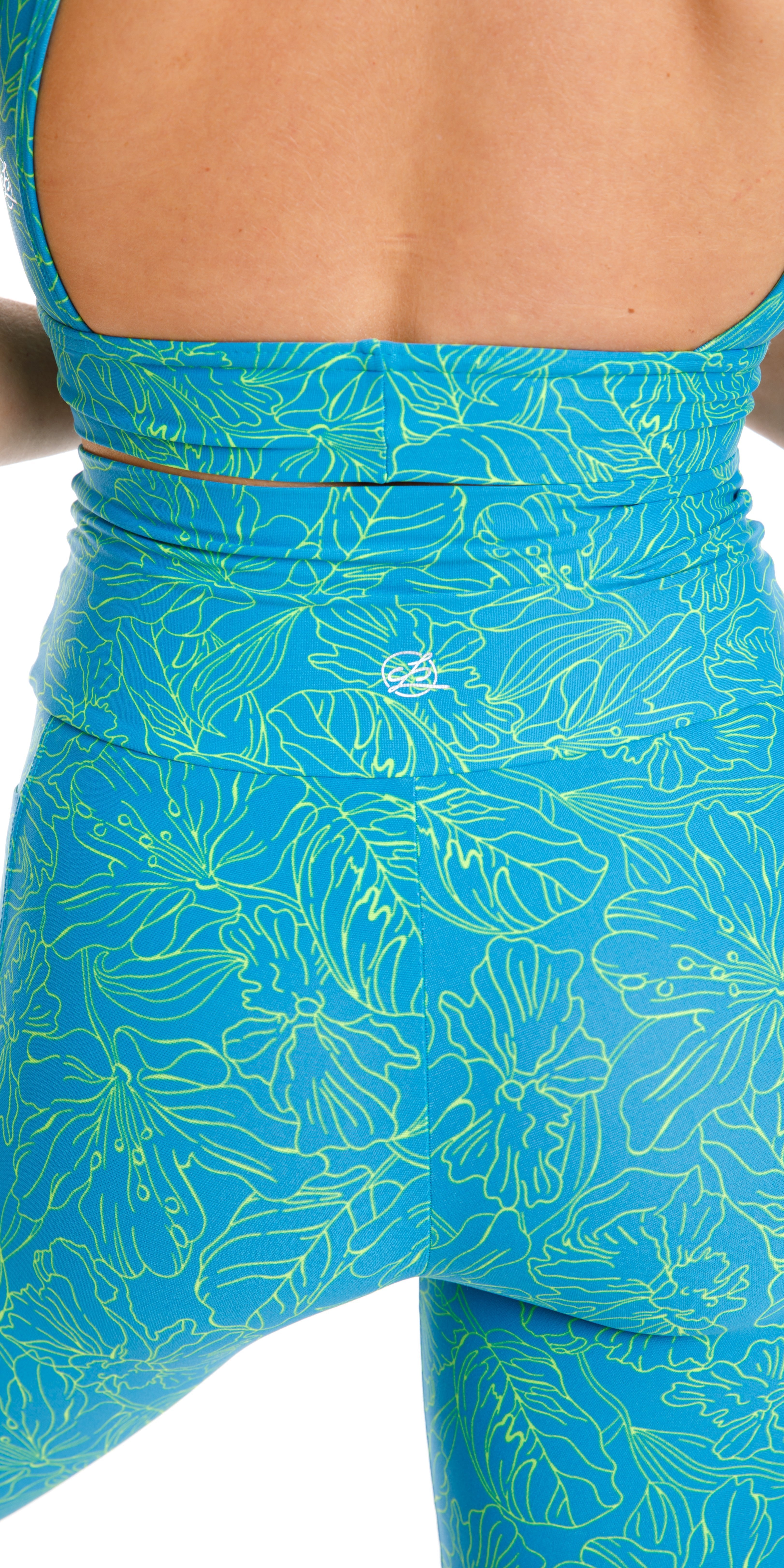 Carra Lee Active Shorts Tropicana Eco Biker Shorts with Pockets