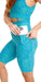 Carra Lee Active Shorts Tropicana Eco Biker Shorts with Pockets