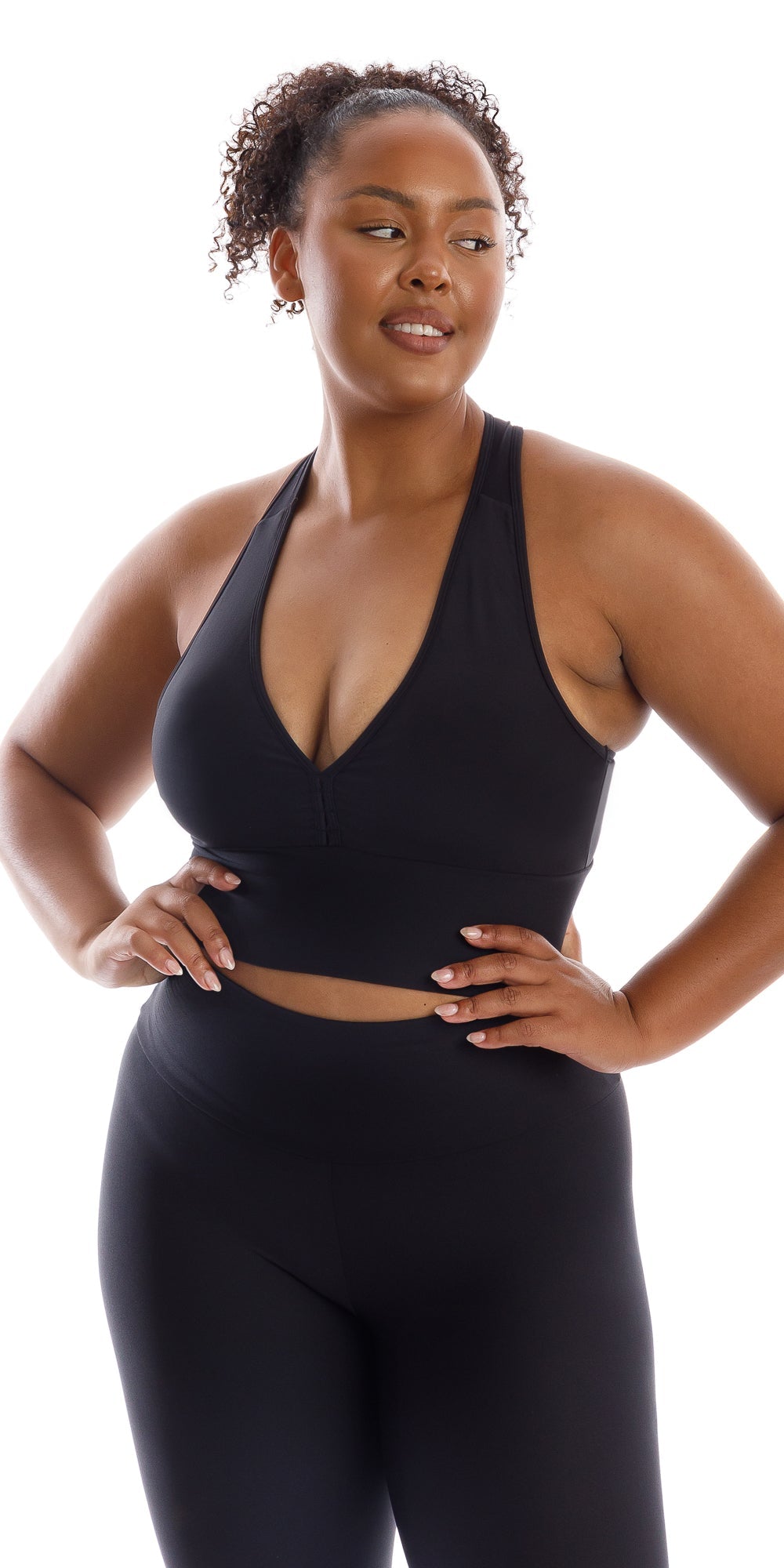 Carra Lee Active Sports Bras Midnight Eco Racer Back Bra