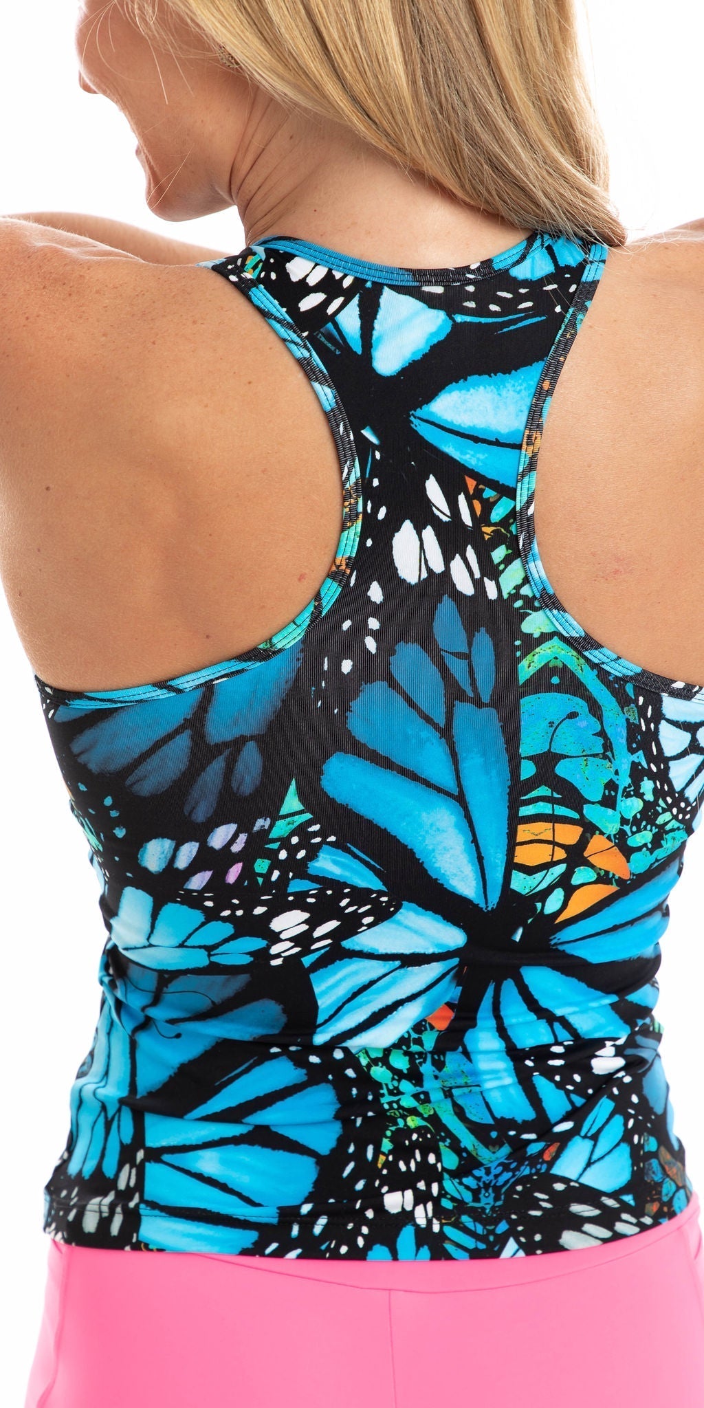 Carra Lee Active Tank Butterfly Eco Racer Tank