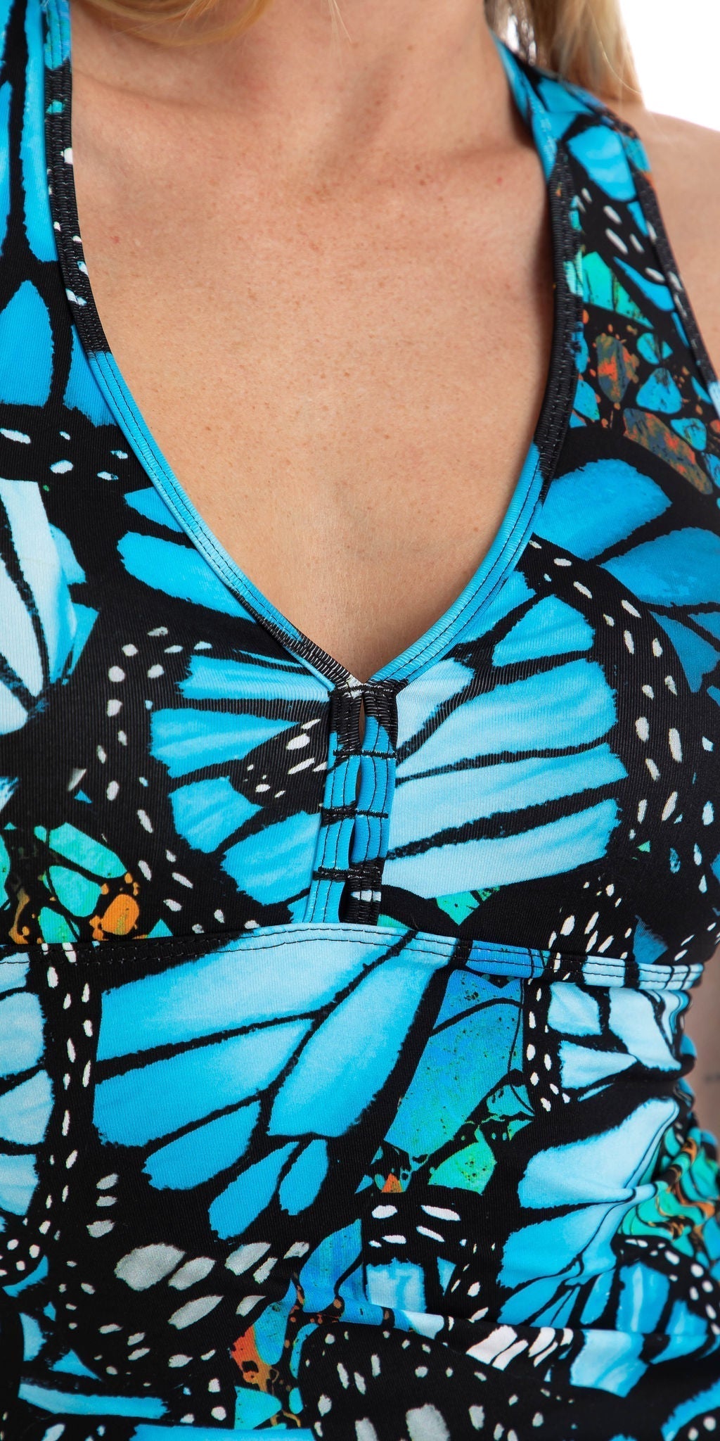 Carra Lee Active Tank Butterfly Eco Racer Tank