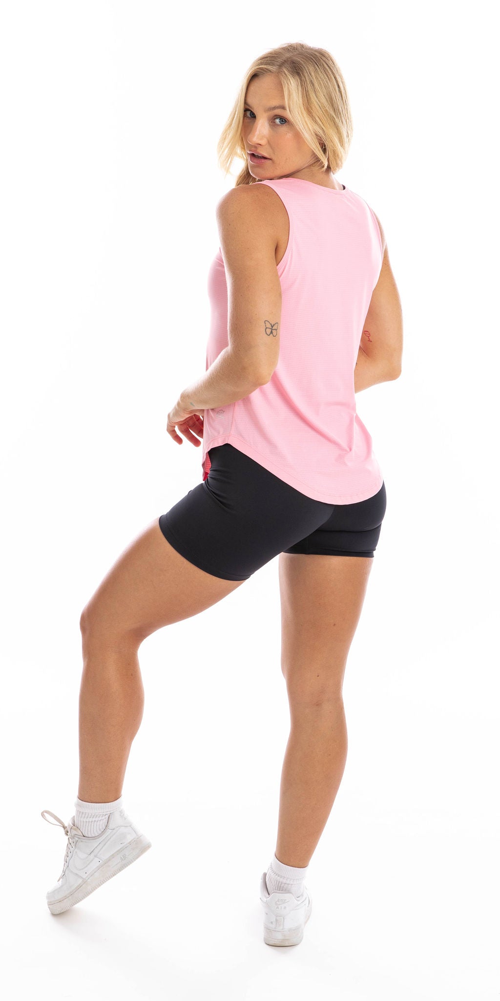 Carra Lee Active Tank Pink Palm Beach Tank 2.0