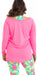 Carra Lee Active TOPS Pink Off The Shoulder Long Sleeve Tee