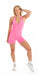 Carra Lee Active unitards Pink Body Luxe Short Unitard
