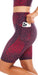 Carra Lee Collective Bike Shorts Merlot Eco Biker Shorts with Pockets