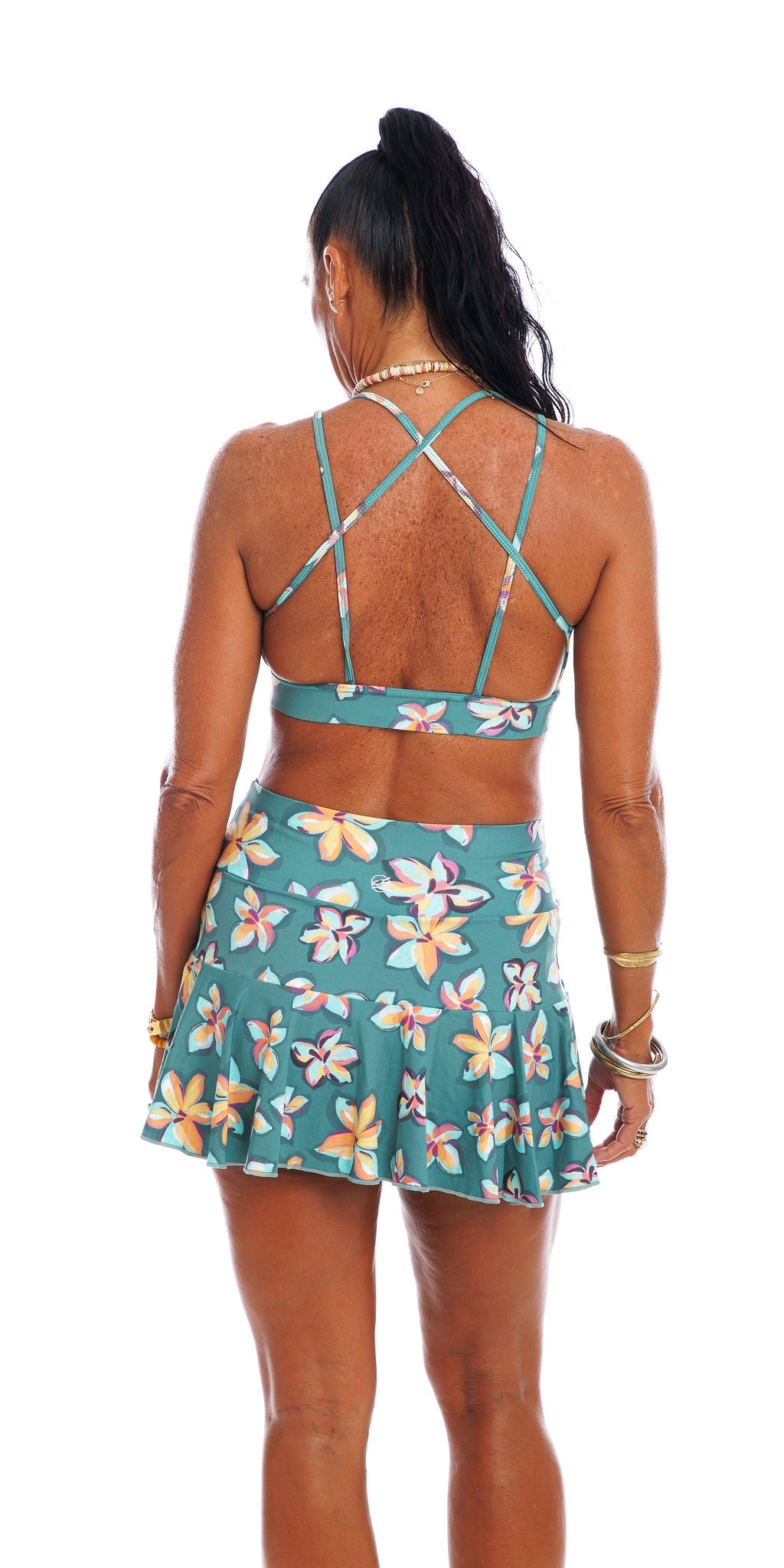 Carra Lee Collective bra Evergreen Eco Diamond Back Bra