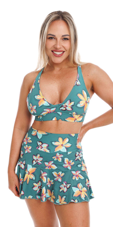 Carra Lee Collective bra Evergreen Eco Diamond Back Bra