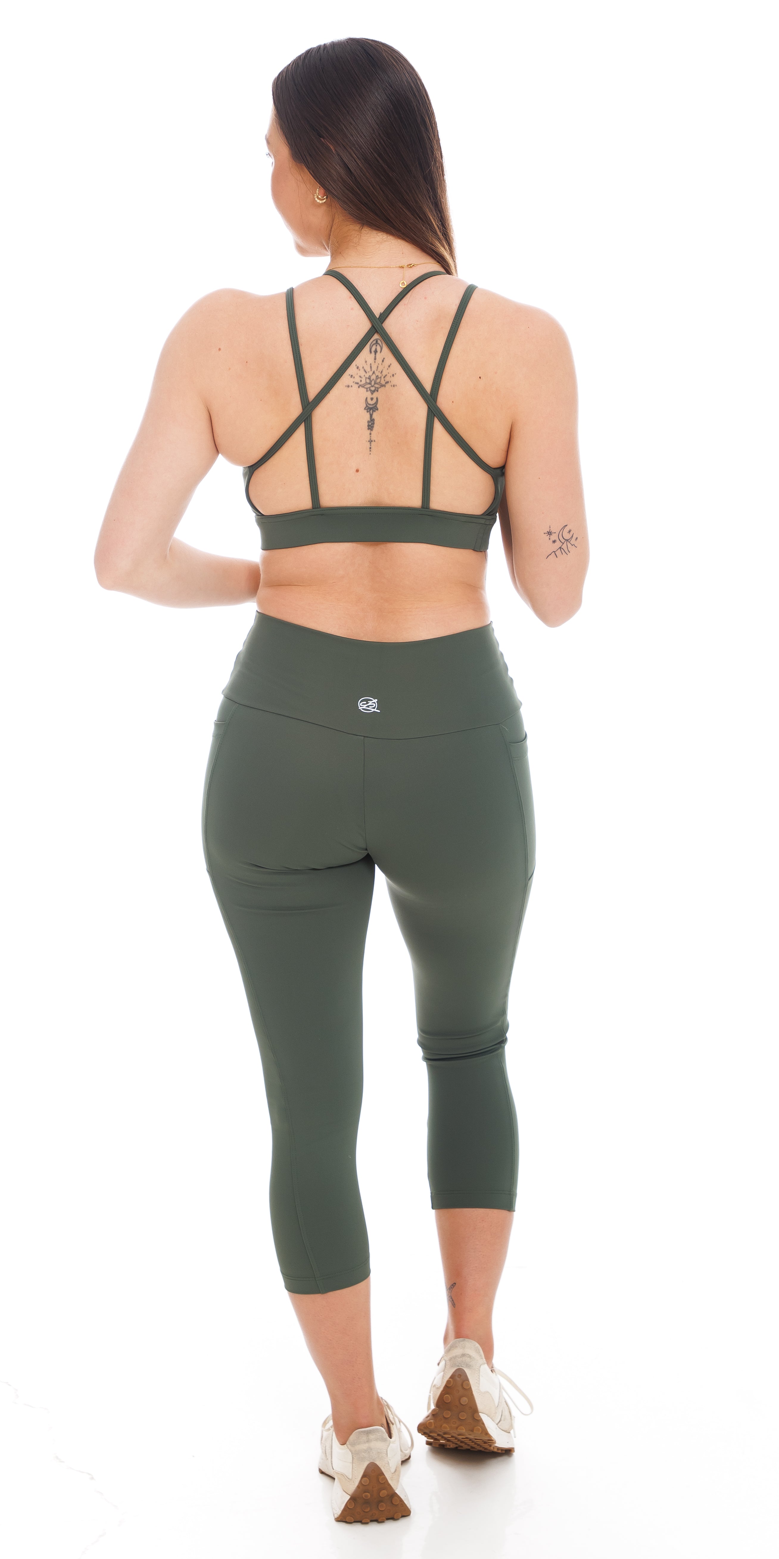Carra Lee Collective Bra Forest Body Luxe Diamond Back Bra