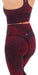 Carra Lee Collective Gym Leggings Merlot Eco Sculpt Ultra High Waist 7/8 Leggings