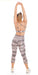 Carra Lee Collective Gym Leggings Python Eco Capri Leggings with Pockets