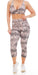 Carra Lee Collective Gym Leggings Python Eco Capri Leggings with Pockets