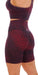 Carra Lee Collective Gym Shorts Merlot Eco Sculpt Midi Shorts