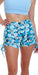 Carra Lee Collective Gym Shorts Ocean Bloom Eco Bootie Shorts