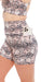 Carra Lee Collective Gym Shorts Python Eco Midi Shorts with Pockets