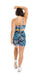 Carra Lee Collective Gym Shorts Tropical Palm Eco Scrunch Bum Midi Shorts