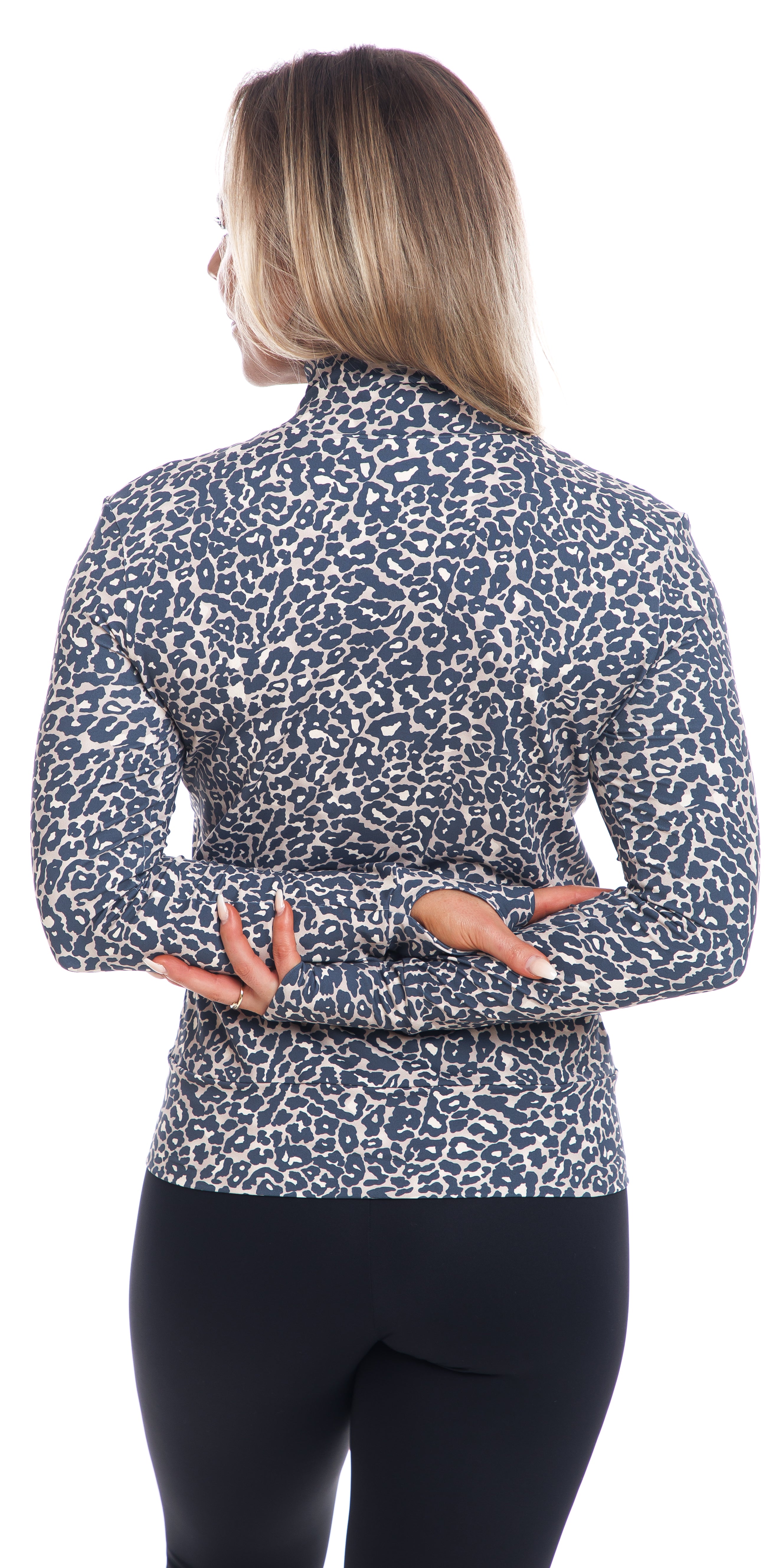Carra Lee Collective Jacket Midnight Leopard Eco Dynamic Jacket