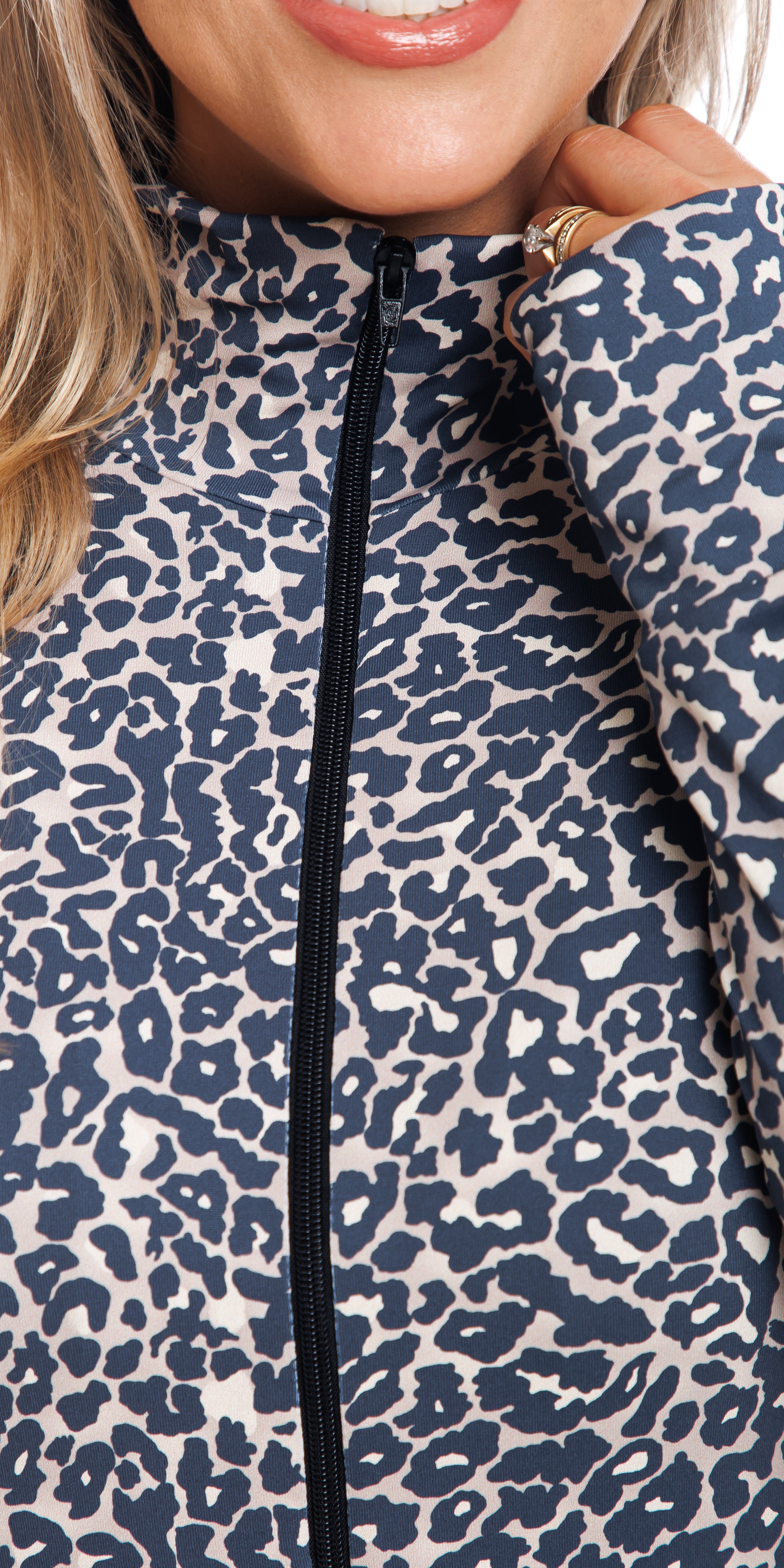 Carra Lee Collective Jacket Midnight Leopard Eco Dynamic Jacket