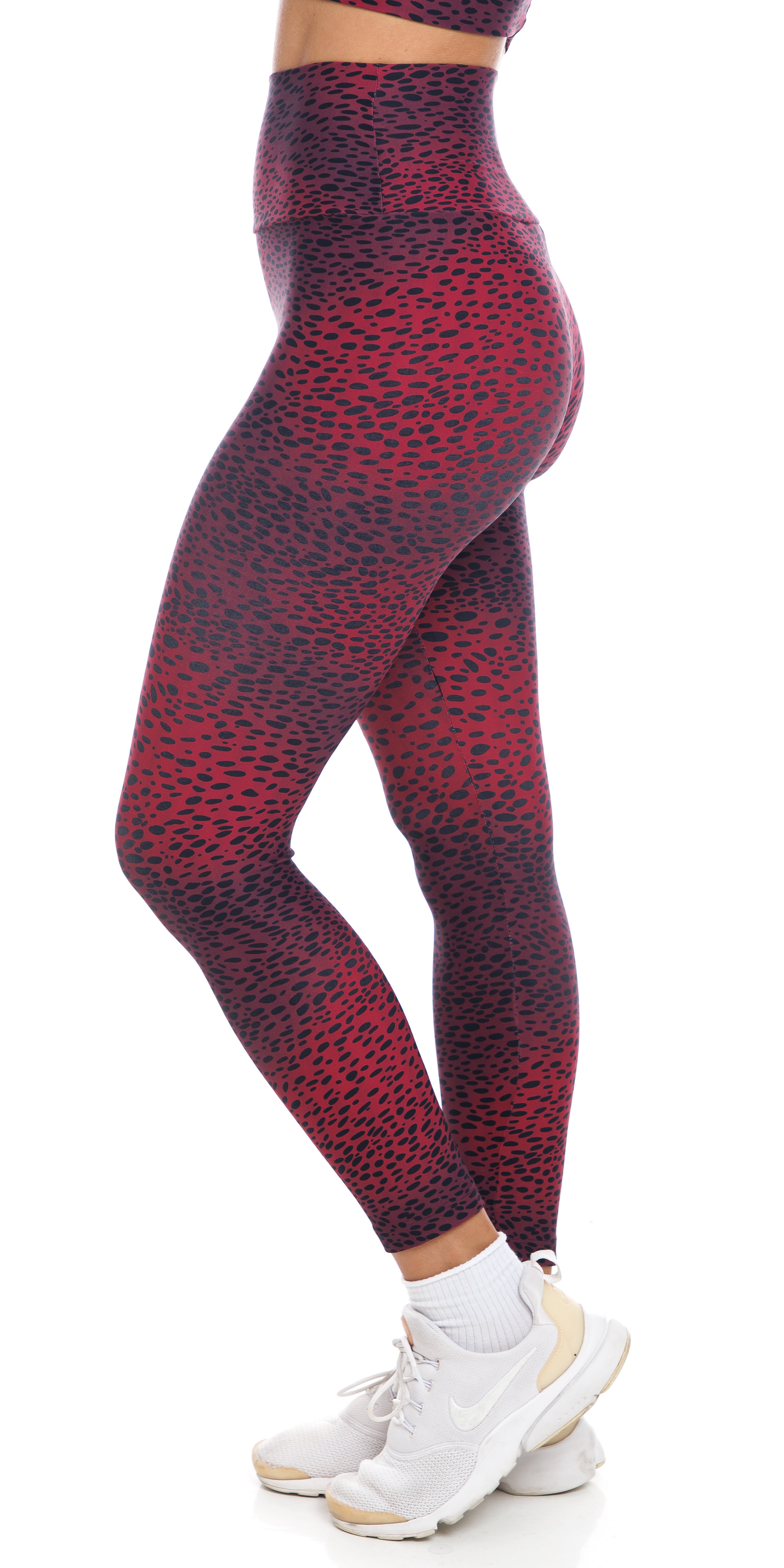 Carra Lee Collective leggings Merlot Eco Ultra High Waist 7/8 Leggings