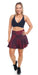 Carra Lee Collective Skort Merlot Eco Long Skort with Pockets