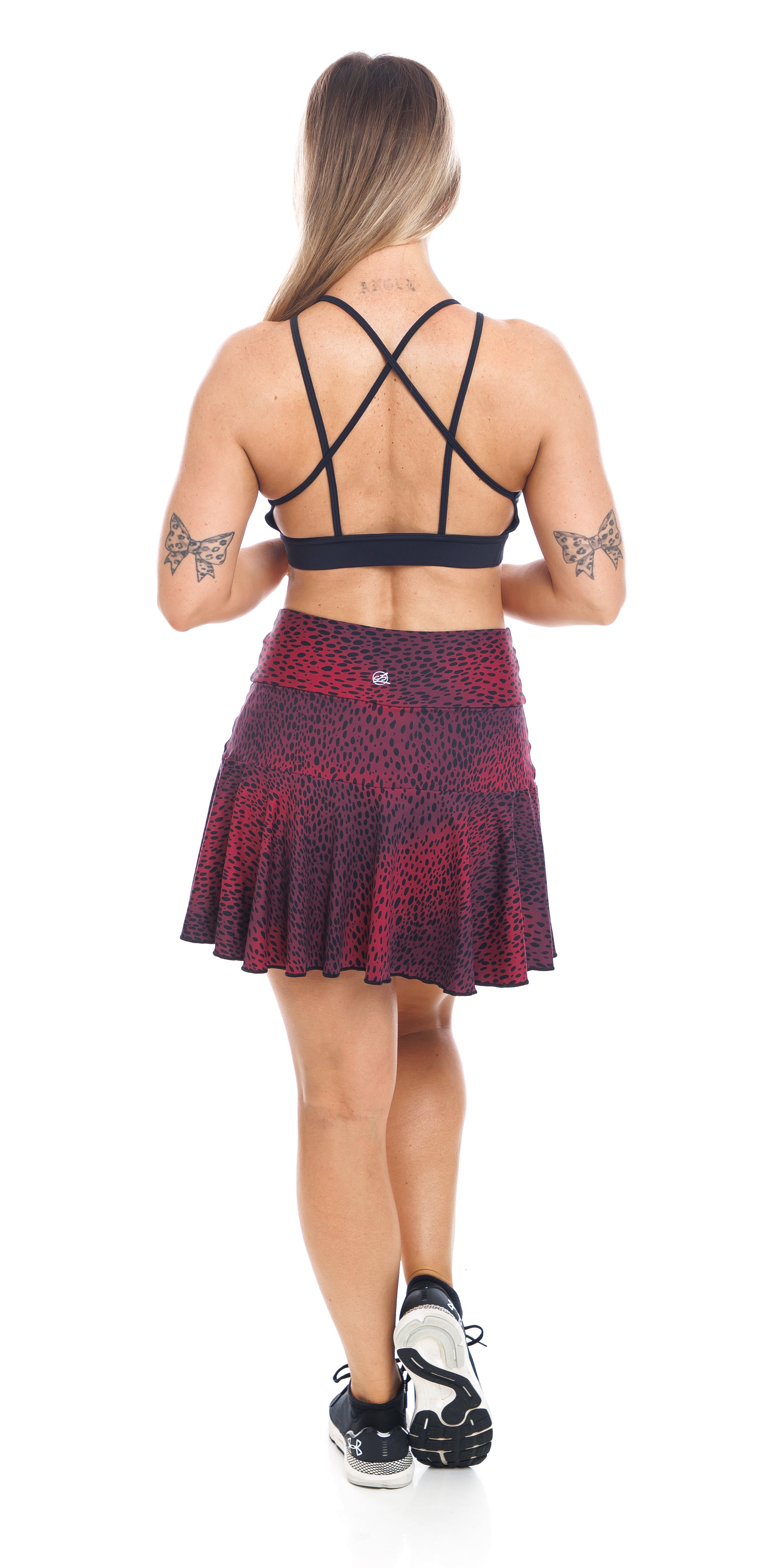 Carra Lee Collective Skort Merlot Eco Long Skort with Pockets