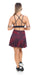 Carra Lee Collective Skort Merlot Eco Long Skort with Pockets