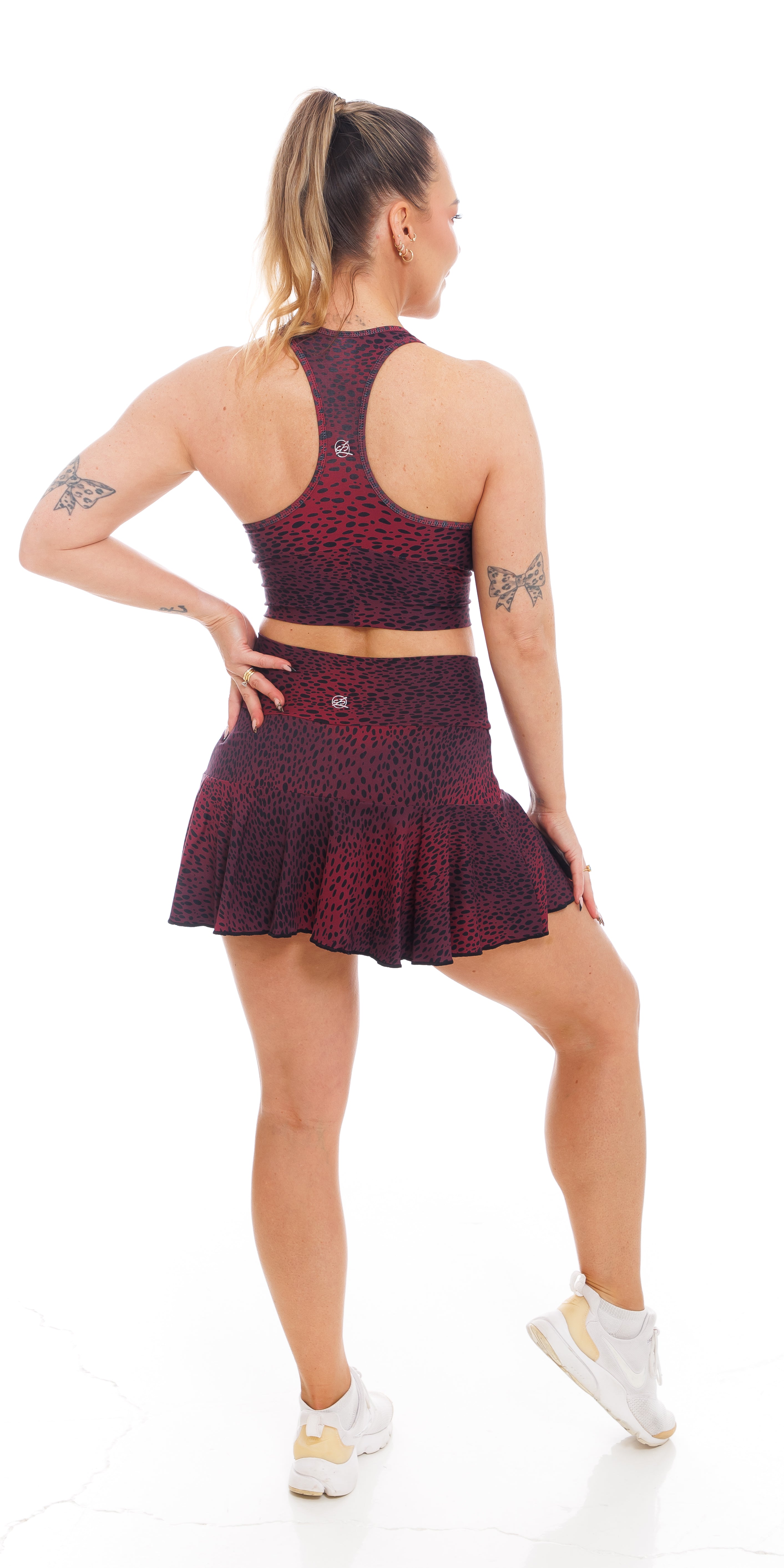 Carra Lee Collective Skort Merlot Eco Skort with Pockets