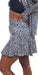 Carra Lee Collective Skort Midnight Leopard Eco Long Skort with Pockets