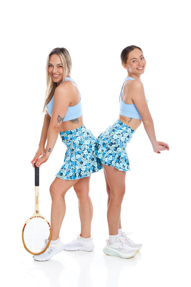 Carra Lee Collective Skort Ocean Bloom Eco Skort with Pockets