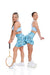 Carra Lee Collective Skort Ocean Bloom Eco Skort with Pockets