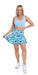 Carra Lee Collective Skort Ocean Bloom Long Skort with Pockets