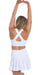 Carra Lee Collective Skort White Eco Long Skort with Pockets