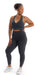 Carra Lee Collective Sports Bra Liquorice Body Luxe Racer Back Bra
