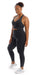 Carra Lee Collective Sports Bra Liquorice Body Luxe Racer Back Bra