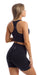 Carra Lee Collective Sports Bra Midnight Body Luxe Racer Back Bra