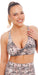 Carra Lee Collective Sports Bra Python Eco Diamond Back Bra
