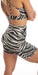 Carra Lee Collective Sports Bra Zebra Eco Diamond Back bra