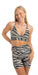 Carra Lee Collective Sports Bra Zebra Eco Diamond Back bra